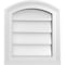 Ekena Millwork Arch Top Surface Mount PVC Gable Vent: Functional, w/ 2"W x 1-1/2"P Brickmould Frame, 14"W x 16"H GVPAR14X1602SF - alternate 1